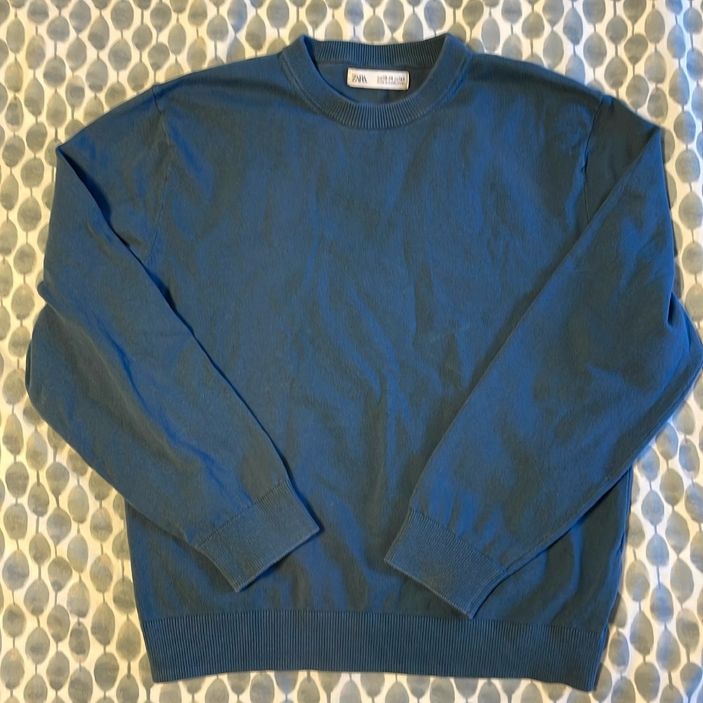 Zara kids blue sweater size 13-14